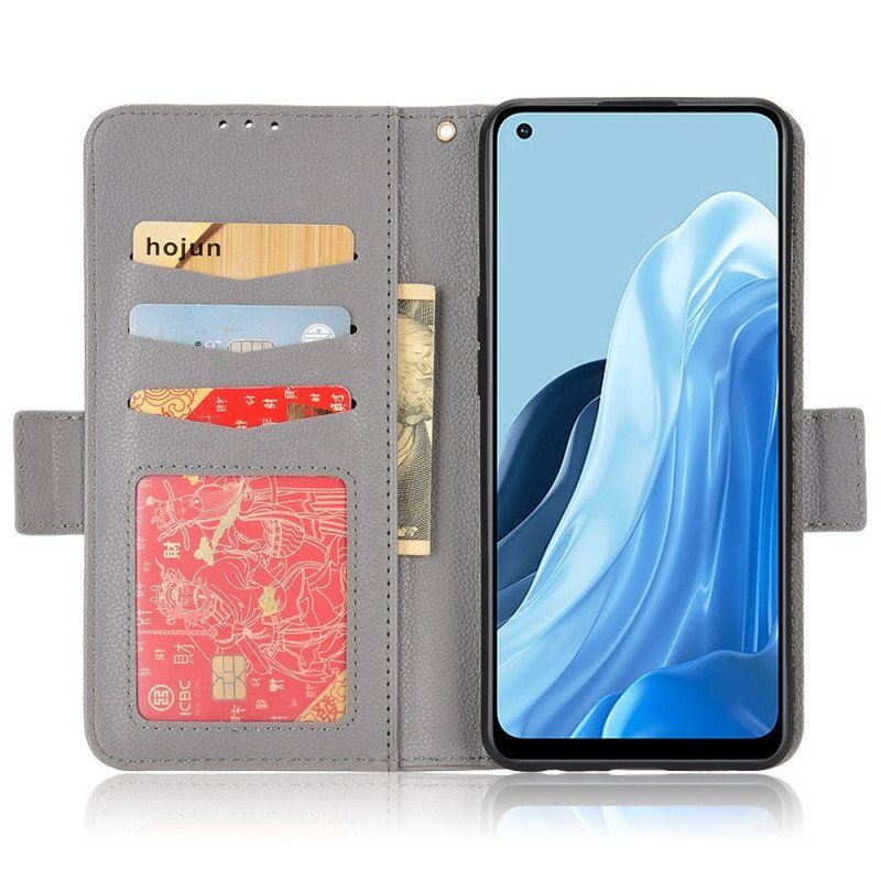 Etui Na Telefon Pokrowce do Oppo Reno 7 Tradycyjny Styl Skóry Liczi