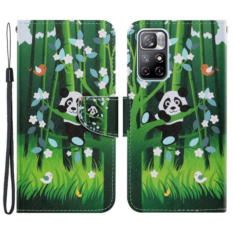 Etui Na Telefon Pokrowce do Poco M4 Pro 5G Spacer Pandy