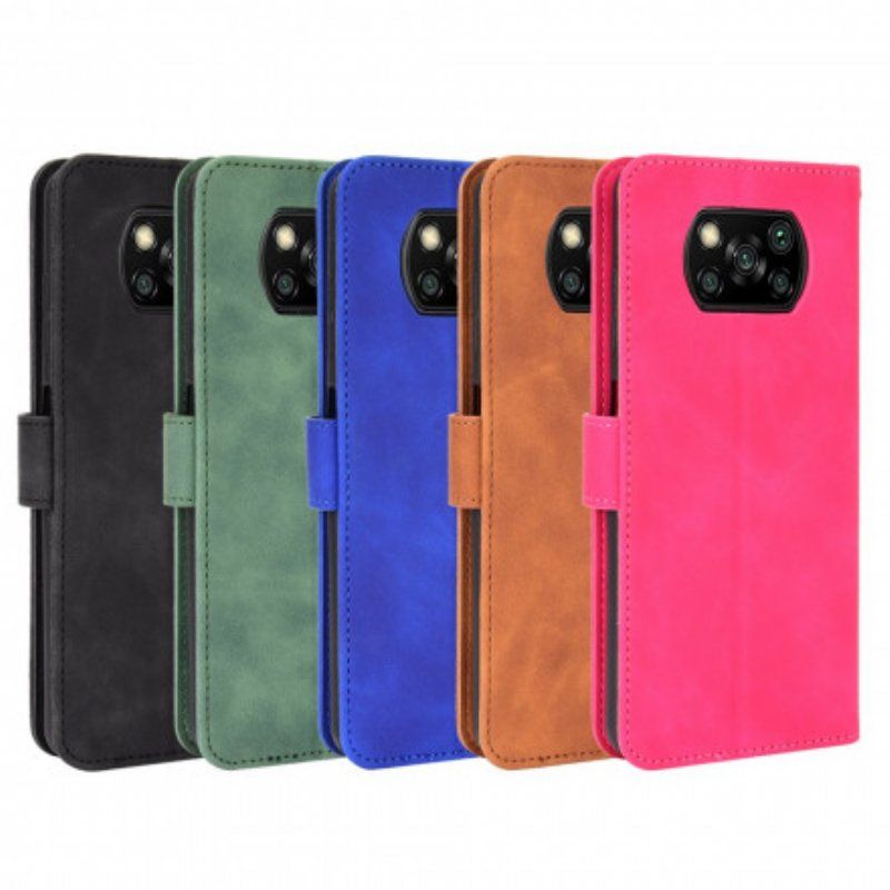 Etui Na Telefon Pokrowce do Poco X3 / X3 Pro / X3 NFC Dotyk Skóry