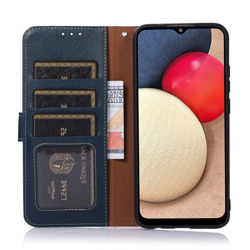 Etui Na Telefon Pokrowce do Realme C35 z Łańcuch Pasek Rfid Khazneh Lychee Texture