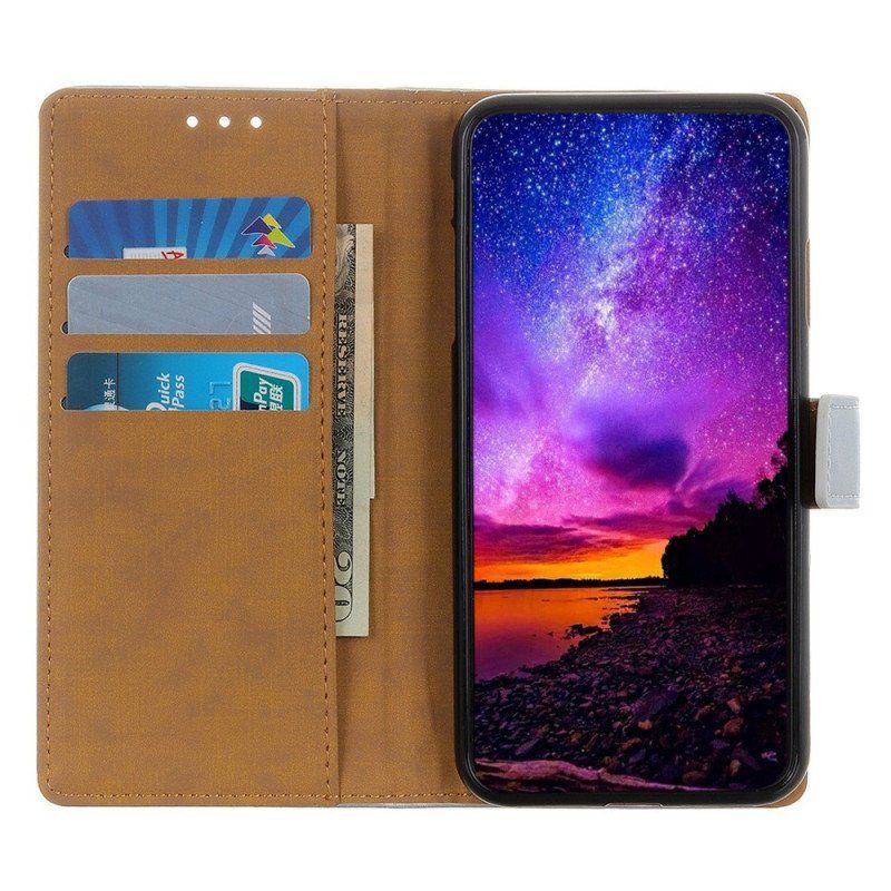 Etui Na Telefon Pokrowce do Samsung Galaxy M33 5G Prosty Skórzany Styl