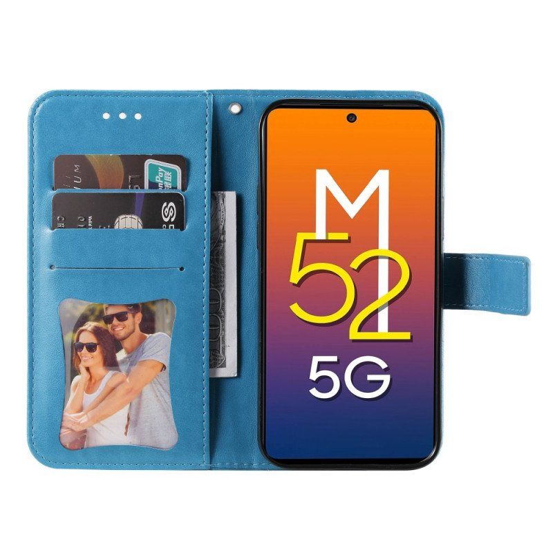 Etui Na Telefon Pokrowce do Samsung Galaxy M52 5G Kwiaty Mandali