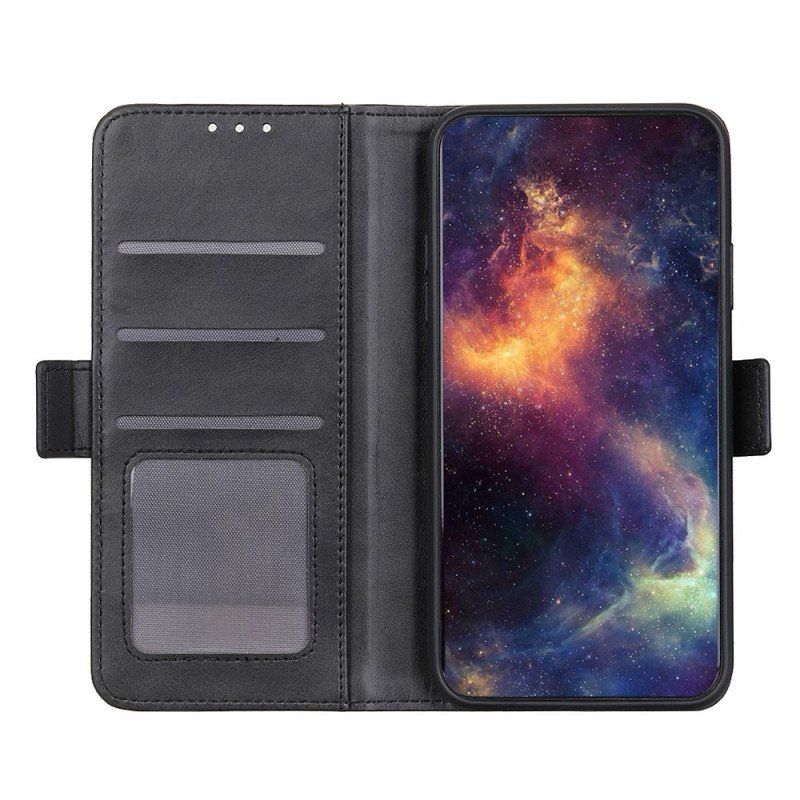 Etui Na Telefon Pokrowce do Samsung Galaxy S22 5G Etui Folio Podwójna Klapa