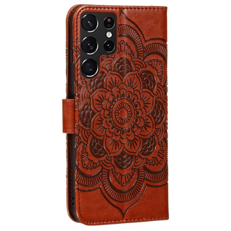 Etui Na Telefon Pokrowce do Samsung Galaxy S22 Ultra 5G Pełna Mandala