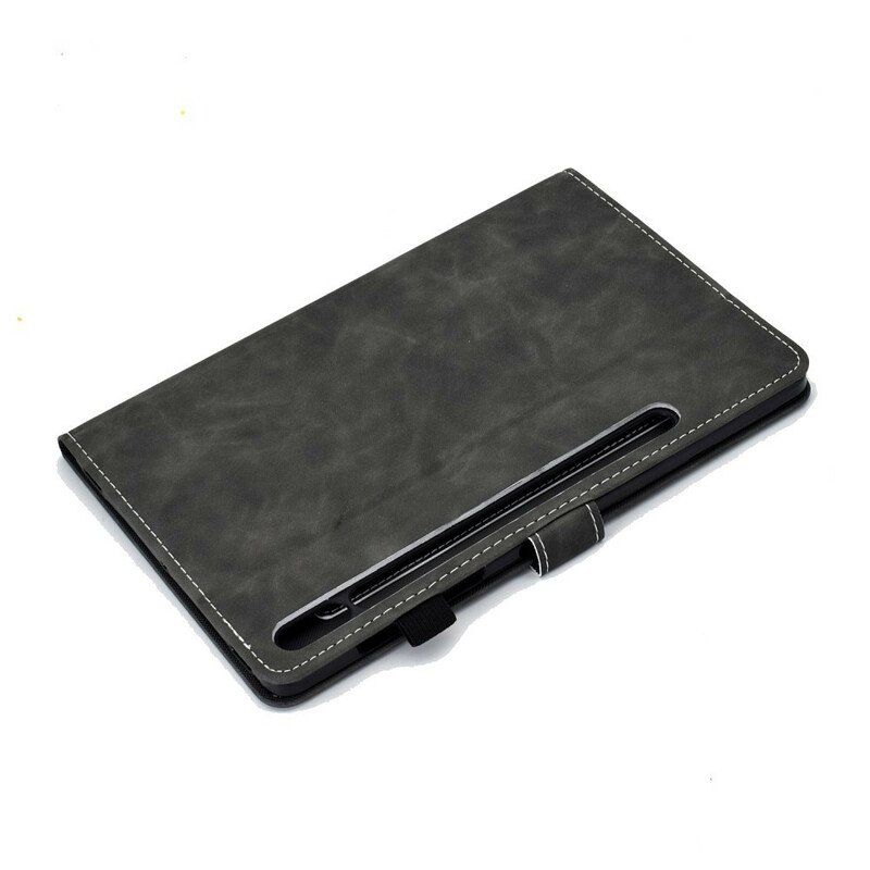 Etui Na Telefon Pokrowce do Samsung Galaxy Tab S8 / Tab S7 Efekt Skóry W Stylu Vintage