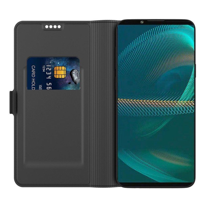 Etui Na Telefon Pokrowce do Sony Xperia 1 IV Wąski Efekt Skóry