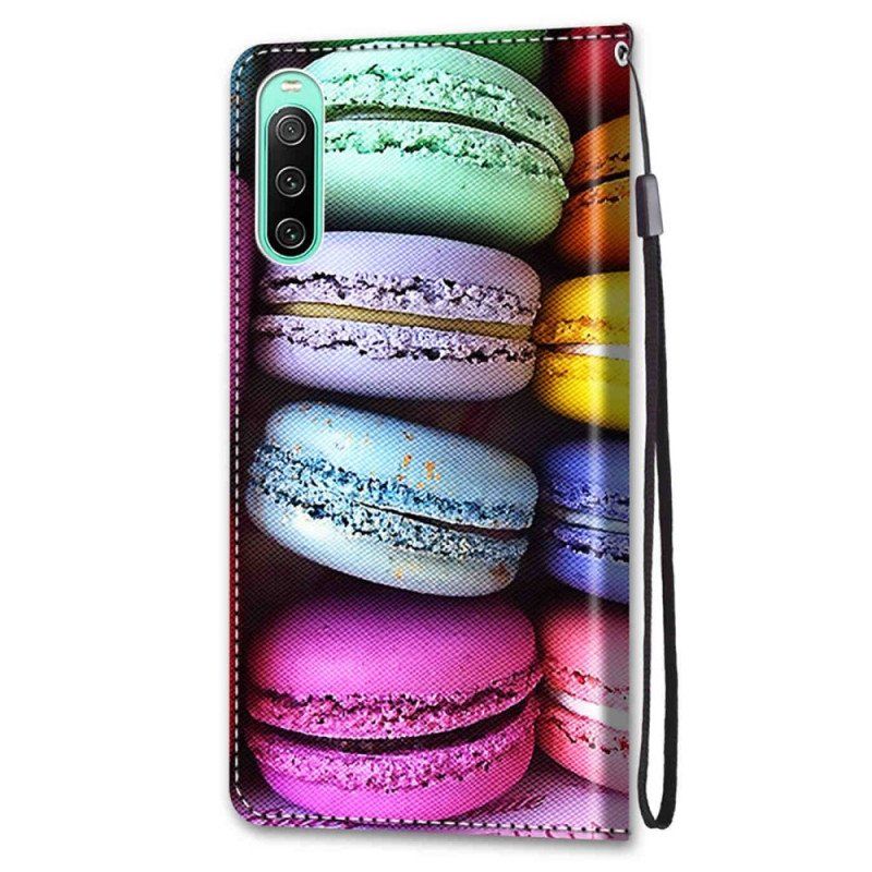 Etui Na Telefon Pokrowce do Sony Xperia 10 IV Makaroniki