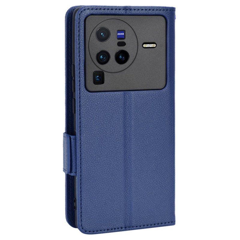 Etui Na Telefon Pokrowce do Vivo X80 Pro Etui Folio Flap Double Nowe Kolory