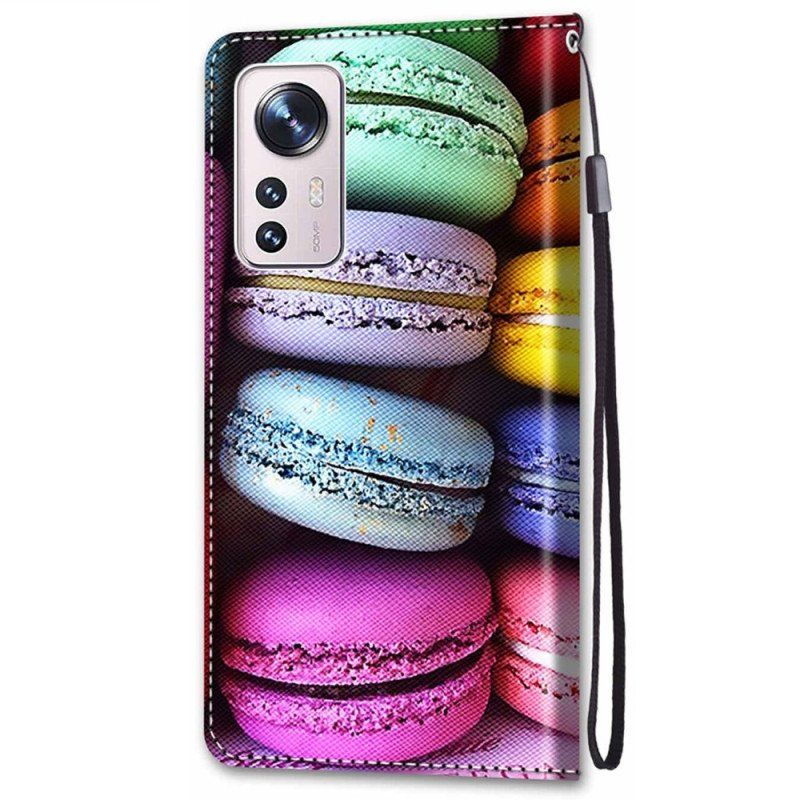 Etui Na Telefon Pokrowce do Xiaomi 12 / 12X Makaroniki