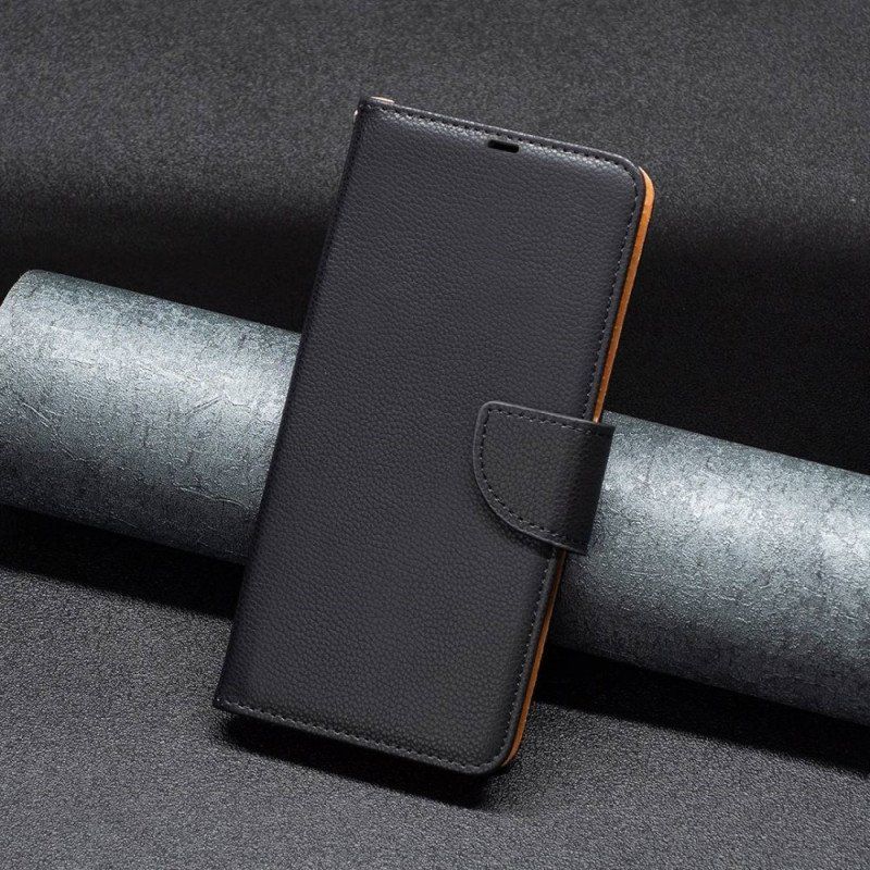 Etui Na Telefon Pokrowce do Xiaomi 12T / 12T Pro z Łańcuch Skórzany Styl Liczi Z Paskami