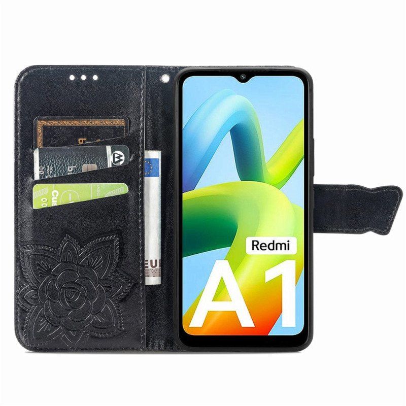 Etui Na Telefon Pokrowce do Xiaomi Redmi A1 Barokowy Motyl