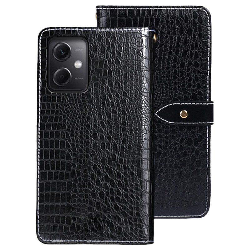 Etui Na Telefon Pokrowce do Xiaomi Redmi Note 12 5G Krokodyl Idewei