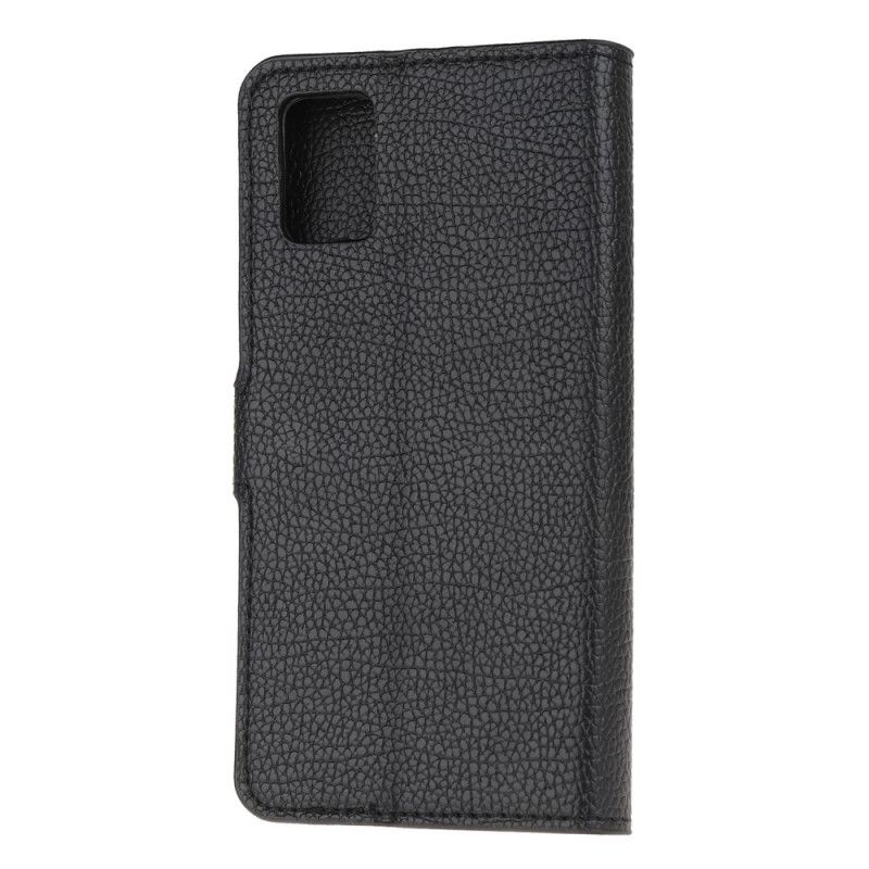 Etui Folio Xiaomi Poco M3 Efekt Skóry Licowej Liczi