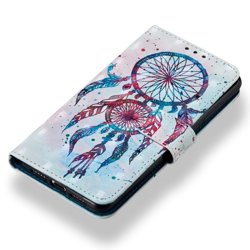 Etui Folio Huawei P20 3D Kolorowy Łapacz Snów Etui Ochronne