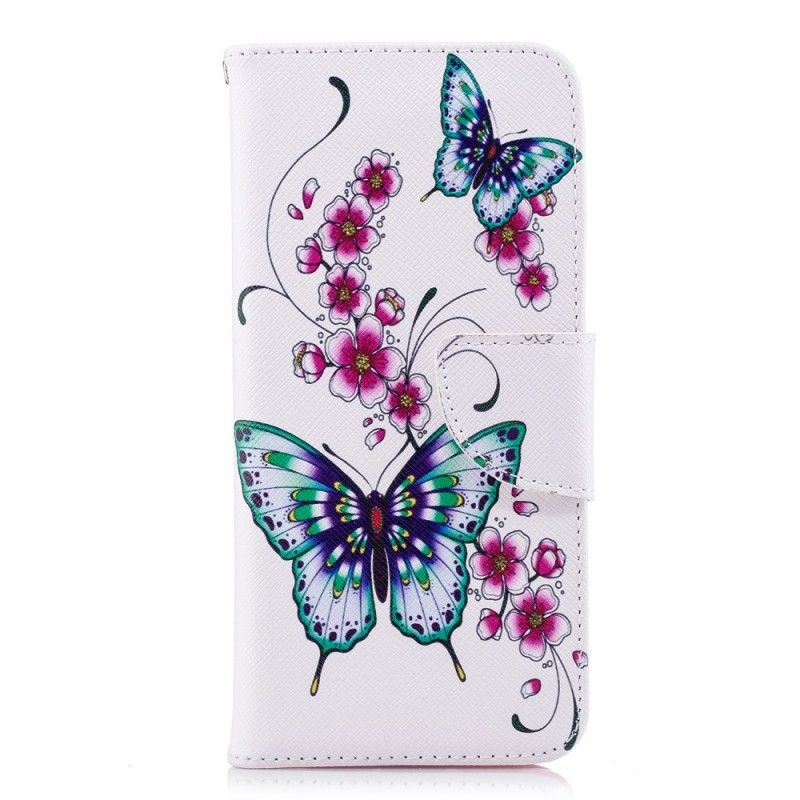 Etui Folio Huawei P20 Cudowne Motyle