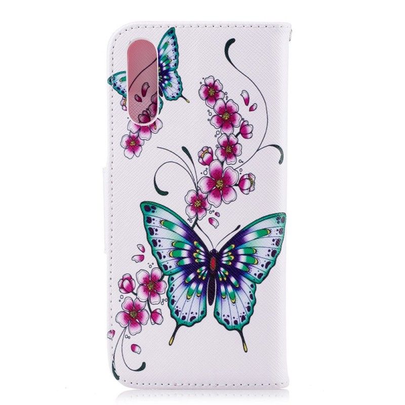 Etui Folio Huawei P20 Cudowne Motyle