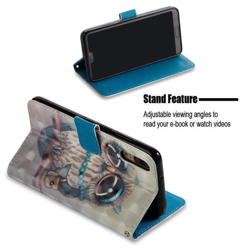 Etui Folio Huawei P20 Miss Sowa 3D