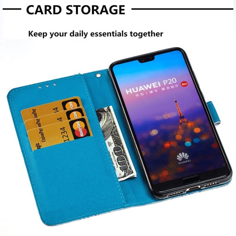 Etui Folio Huawei P20 Miss Sowa 3D