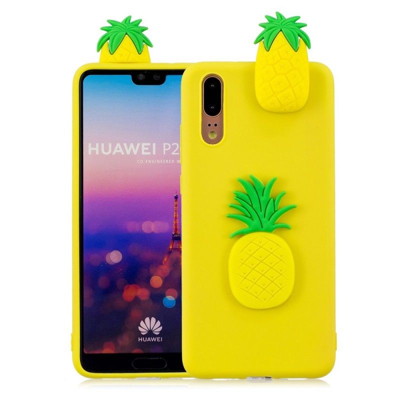 Etui Huawei P20 Ananas 3D