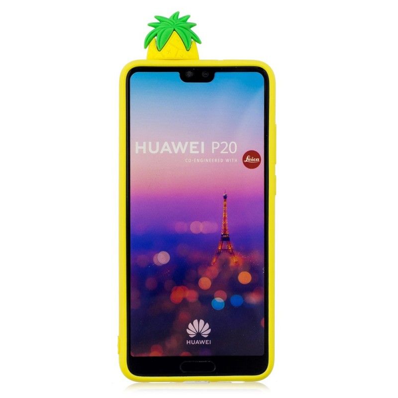 Etui Huawei P20 Ananas 3D