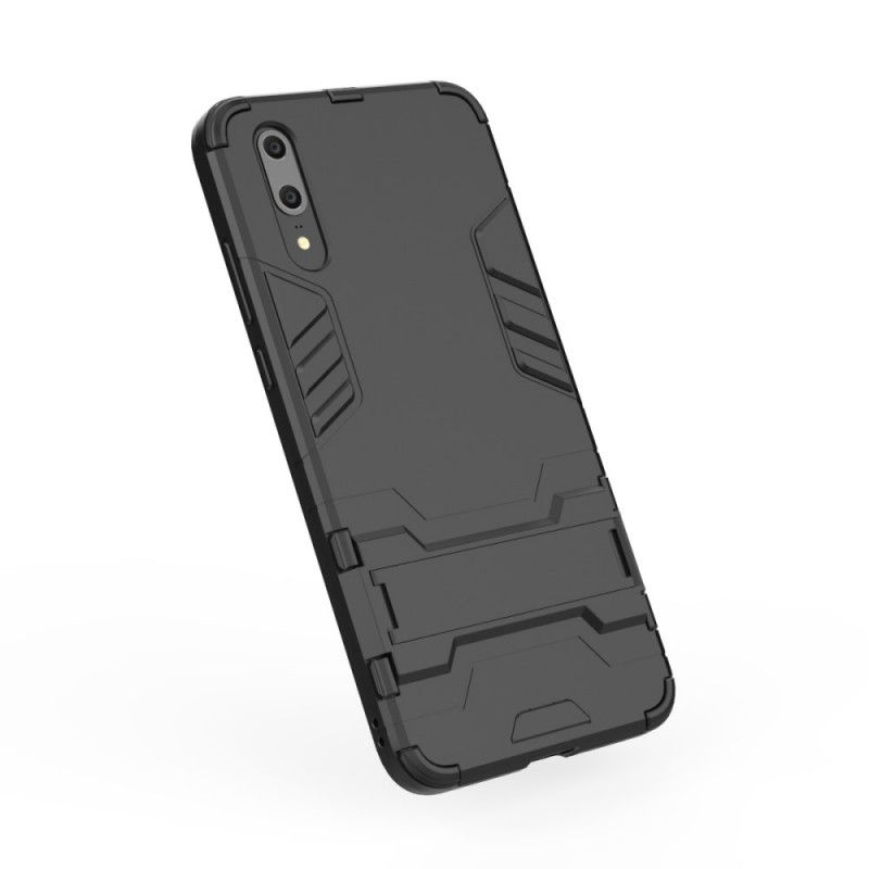 Etui Huawei P20 Czerwony Czarny Ultra Odporny