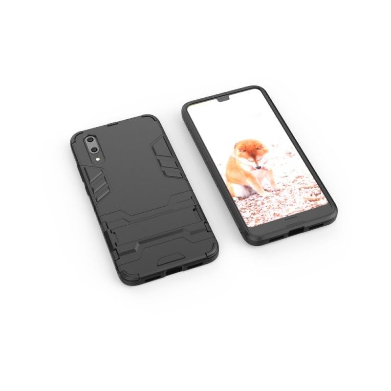 Etui Huawei P20 Czerwony Czarny Ultra Odporny