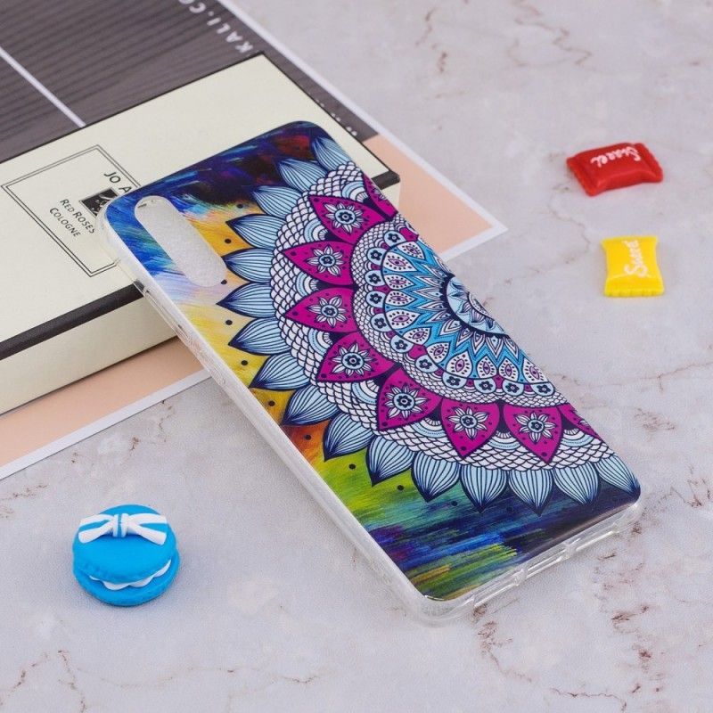 Etui Huawei P20 Mandala W Kolorze Fluorescencyjnym