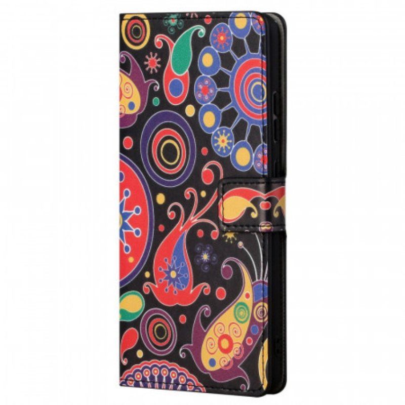 Etui Folio do Xiaomi Redmi Note 11 Pro / 11 Pro 5G Rysunki Galaktyk