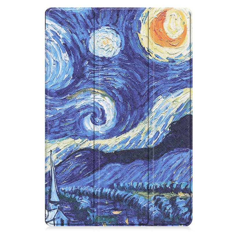 Inteligentna Obudowa Samsung Galaxy Tab S7 Plus Van Gogh Wzmocniona