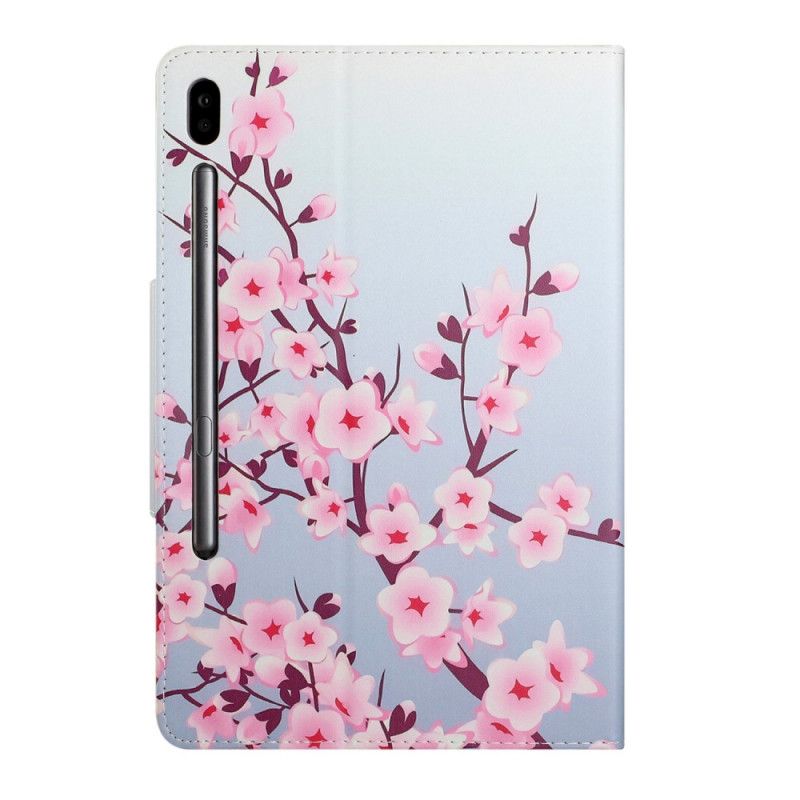 Pokrowiec Ze Sztucznej Skóry Samsung Galaxy Tab S7 Plus Sakura