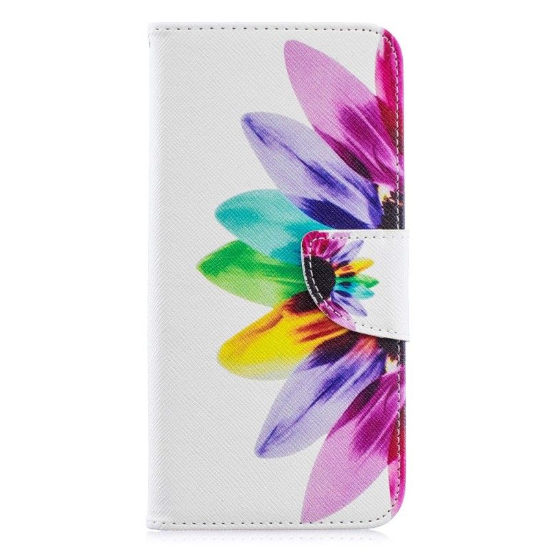 Etui Folio Samsung Galaxy A30 Kwiat Akwareli