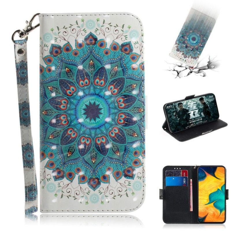 Etui Folio Samsung Galaxy A30 Mistrzowska Mandala Ze Stringami Etui Ochronne