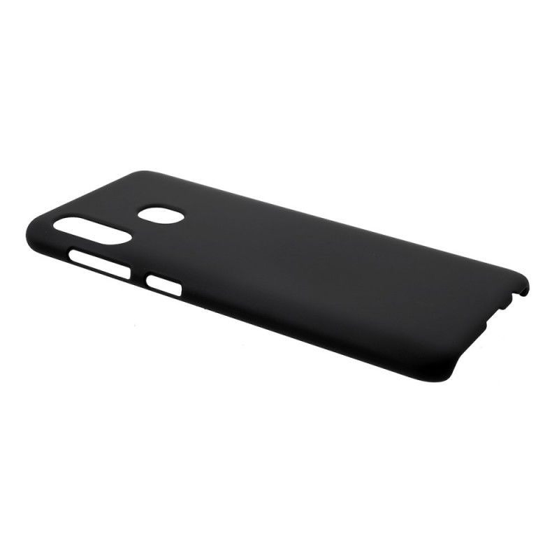 Etui Samsung Galaxy A30 Biały Czarny Klasyczny Sztywny