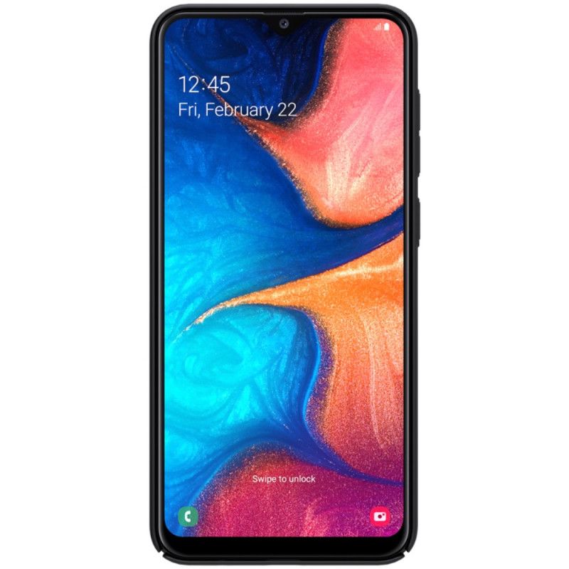 Futerały Samsung Galaxy A30 Biały Czarny Sztywny Matowy Nillkin