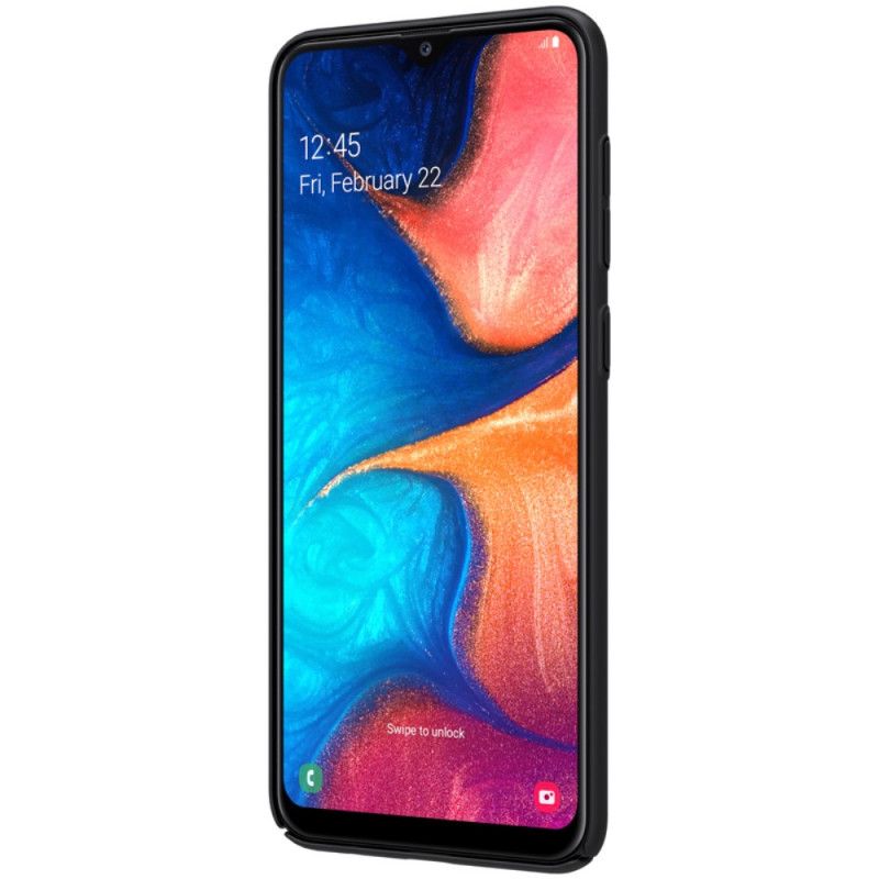 Futerały Samsung Galaxy A30 Biały Czarny Sztywny Matowy Nillkin