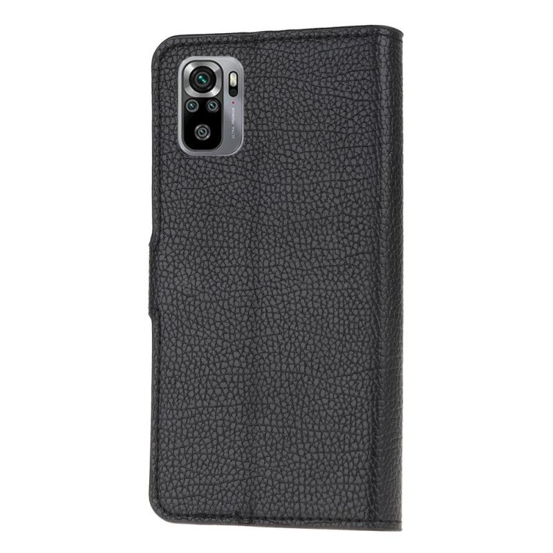 Etui Folio Xiaomi Redmi Note 10 / Note 10S Efekt Skóry Licowej Liczi Etui Ochronne