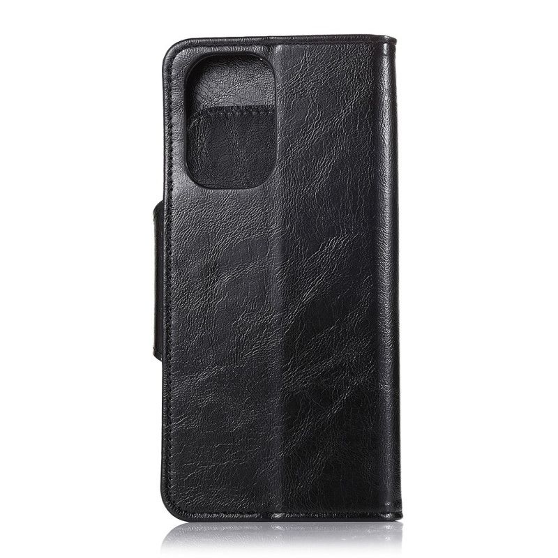 Etui Folio Xiaomi Redmi Note 10 / Note 10S Jasnoniebieski Czarny Imitacja Skóry 6 Etui Na Karty Etui Ochronne