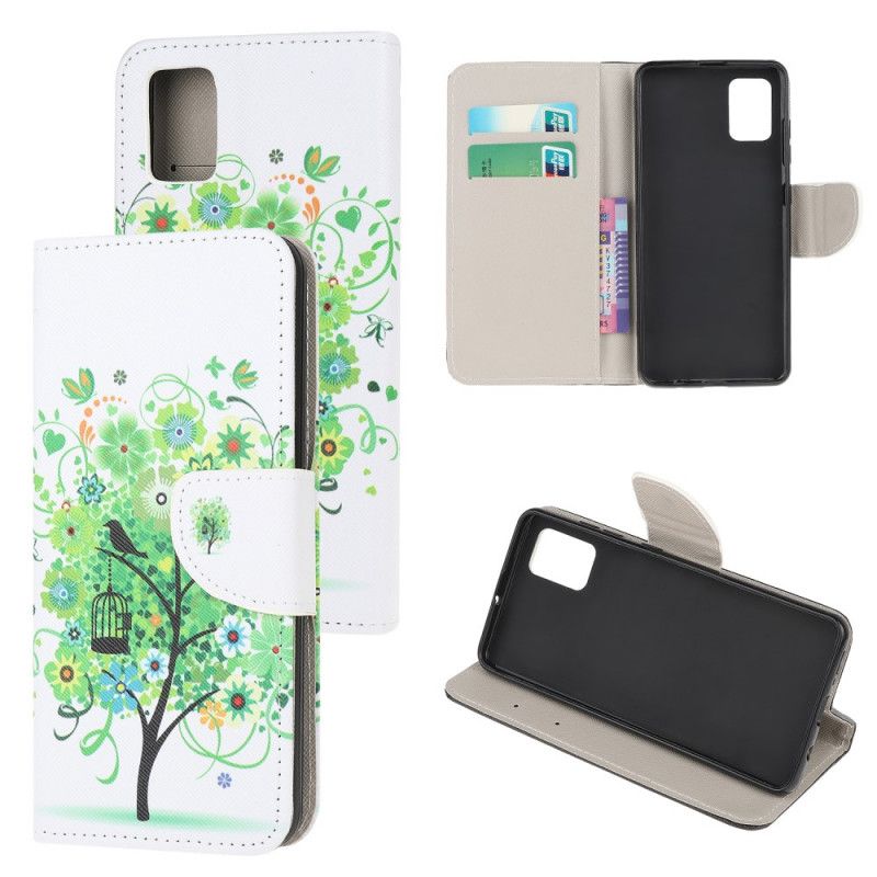 Etui Folio Xiaomi Redmi Note 10 / Note 10S Zielone Drzewo