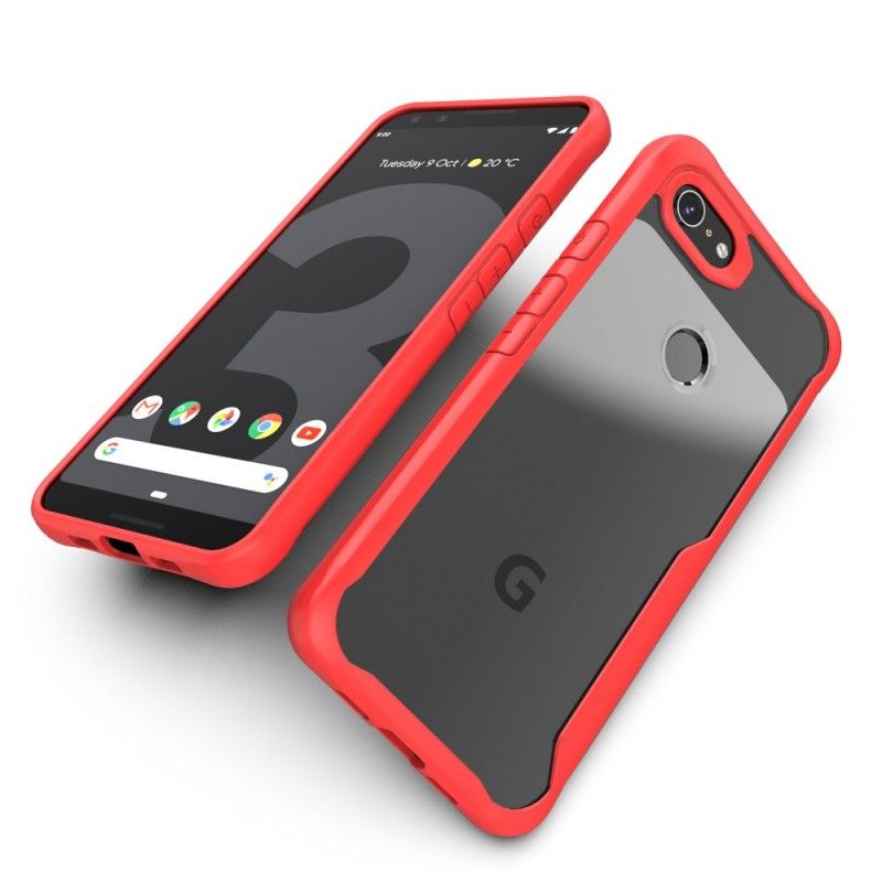 Futerały Google Pixel 3A Etui na Telefon Hybryda Z Fazowanymi Krawędziami