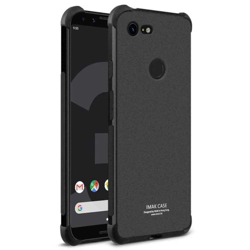 Futerały Google Pixel 3 Przezroczysty Szary Etui na Telefon Imak Czuć Na Skórze