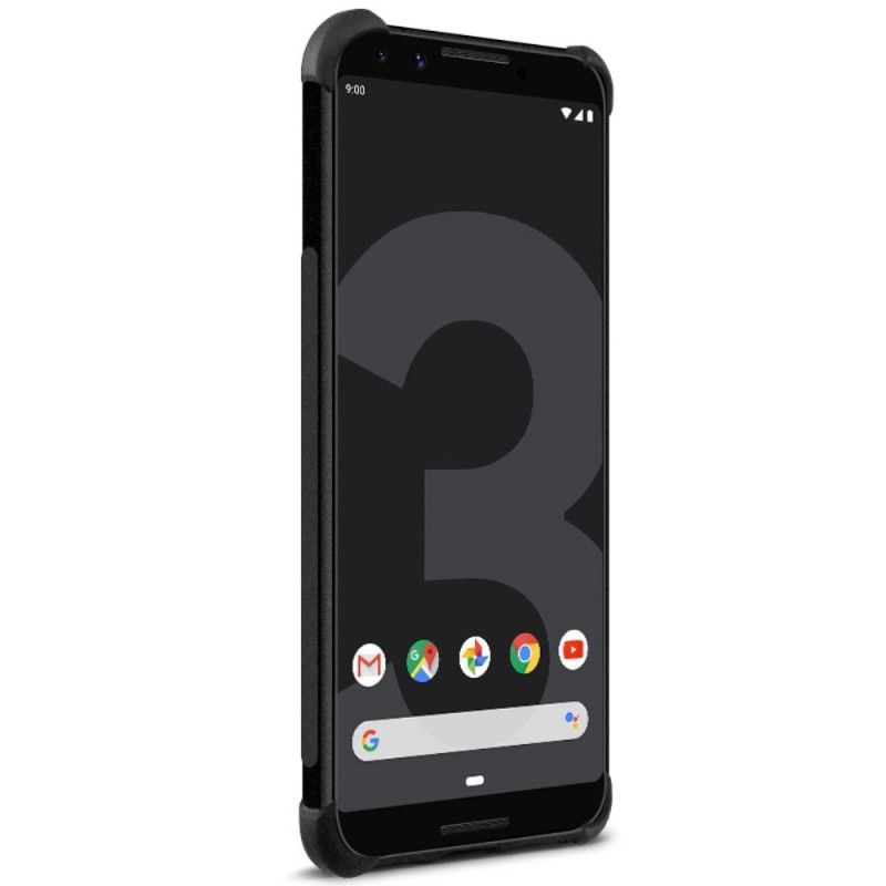 Futerały Google Pixel 3 Przezroczysty Szary Etui na Telefon Imak Czuć Na Skórze