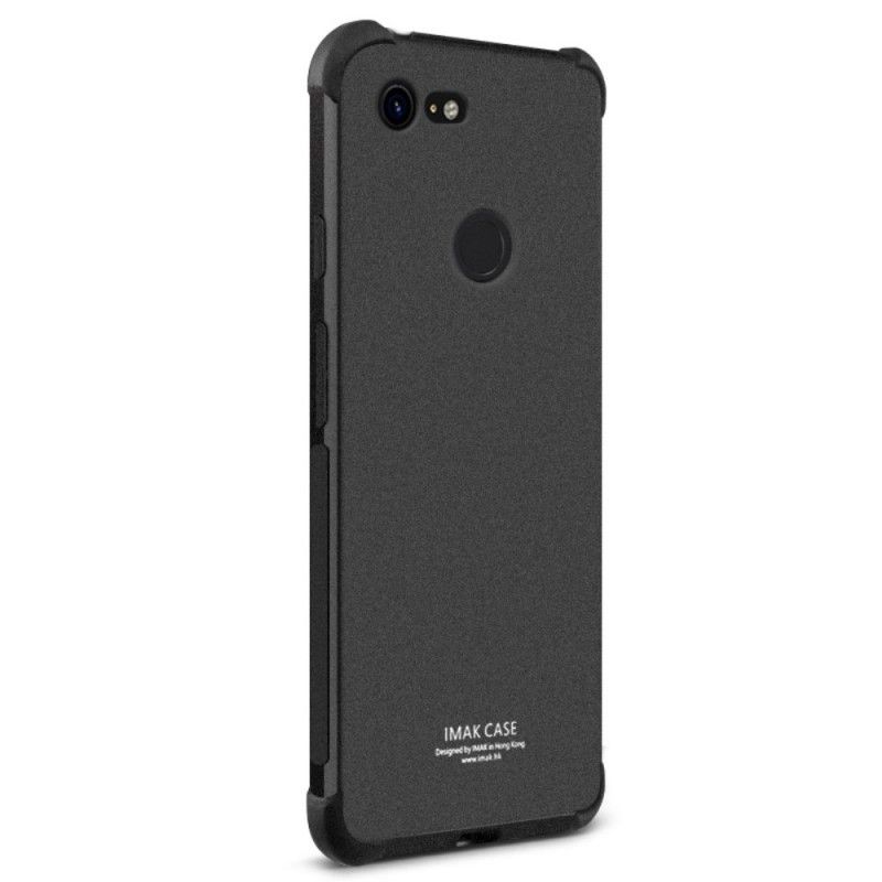 Futerały Google Pixel 3 Przezroczysty Szary Etui na Telefon Imak Czuć Na Skórze