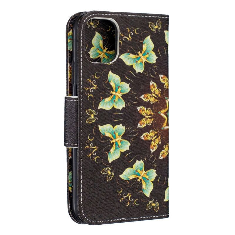 Etui Folio iPhone 11 Mandala Motyla