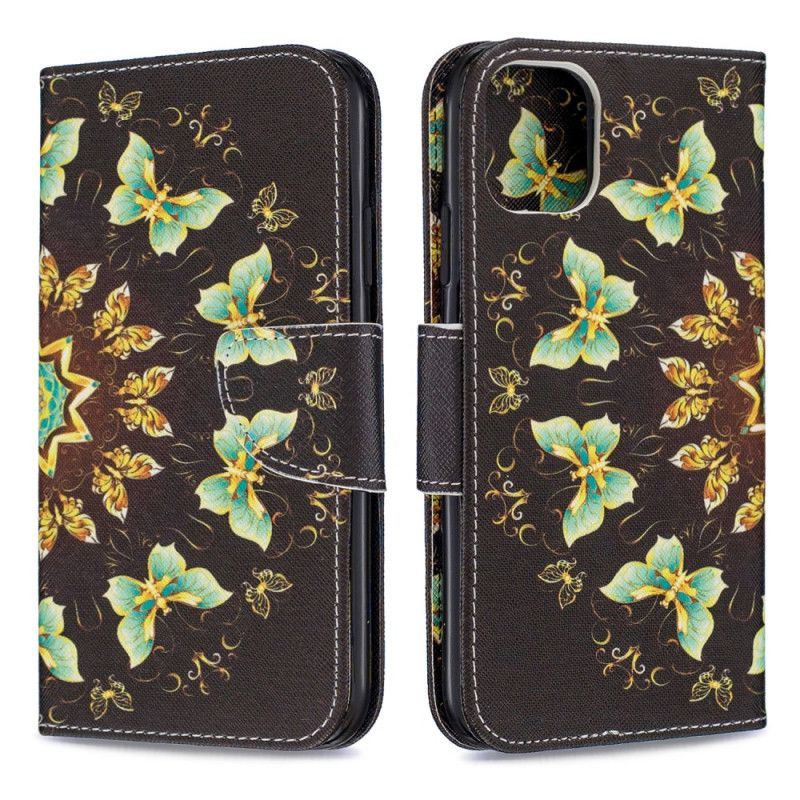 Etui Folio iPhone 11 Mandala Motyla