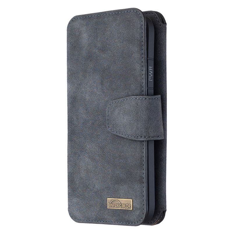 Etui Folio iPhone 11 Szary Czarny Zdejmowana Pokrywa W Kolorze Binfen Etui Ochronne