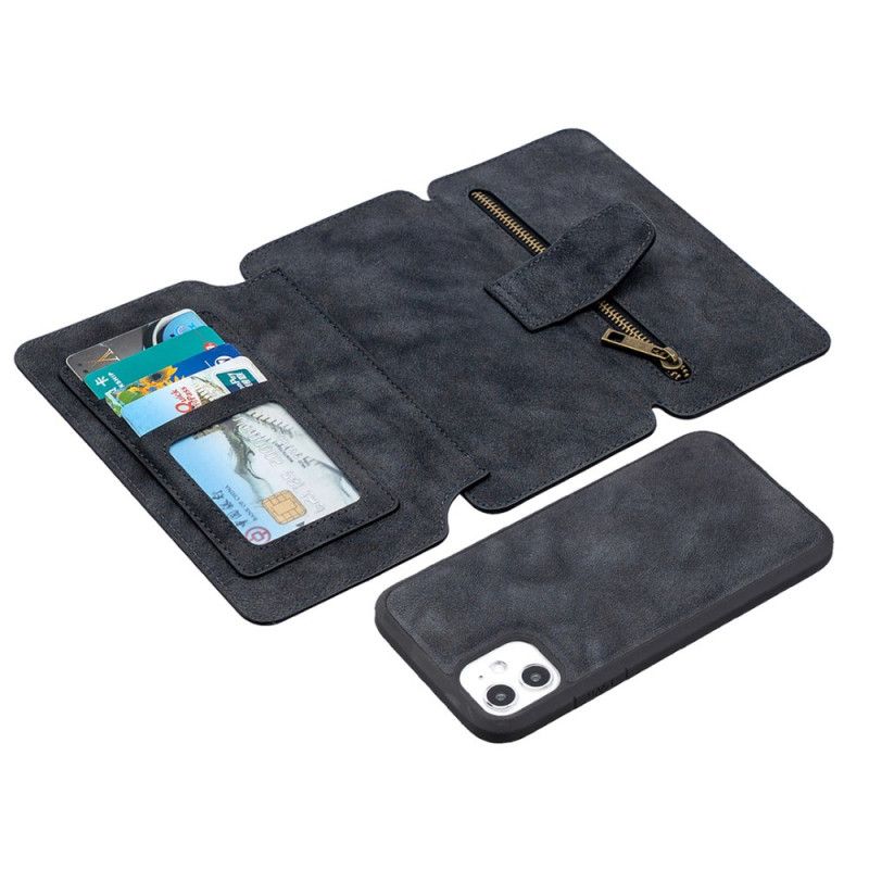 Etui Folio iPhone 11 Szary Czarny Zdejmowana Pokrywa W Kolorze Binfen Etui Ochronne