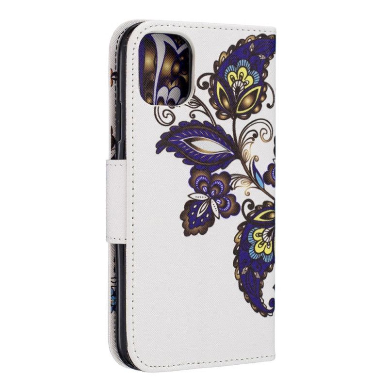 Etui Folio iPhone 11 Tatuaż Motyla Etui Ochronne