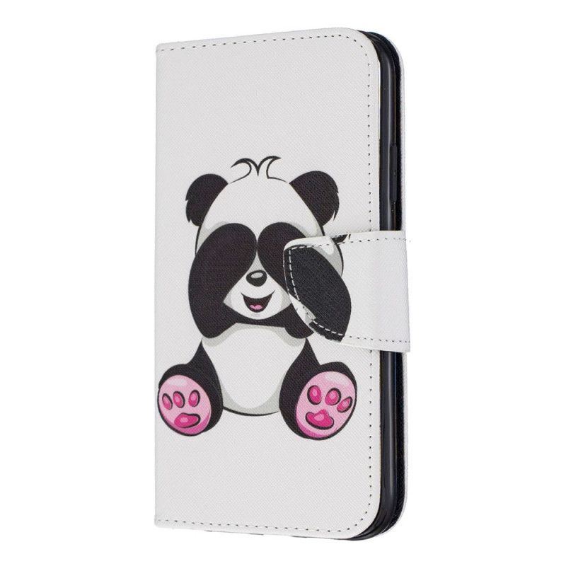 Etui Folio iPhone 11 Zabawna Panda