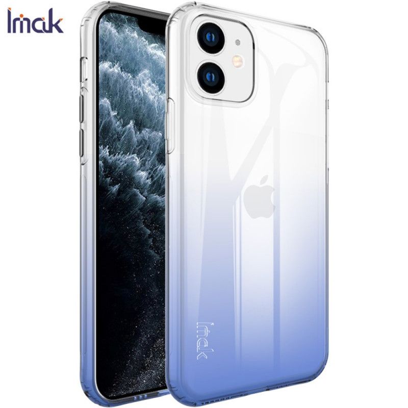 Etui iPhone 11 Ciemnoniebieski Zielony Seria Ux-6 Imak Etui Ochronne