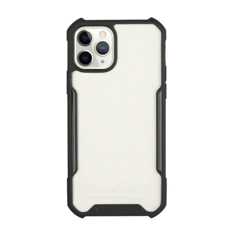 Etui iPhone 11 Czerwony Czarny Hybryda Z Kolorowymi Krawędziami Etui Ochronne